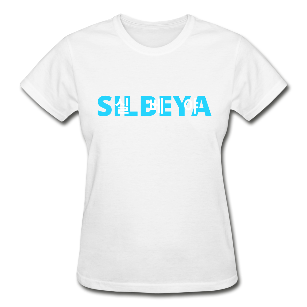 SILBEYA TRAILBLAZER | Women Cotton T-Shirt White | TSWCTSWHTL5 - white