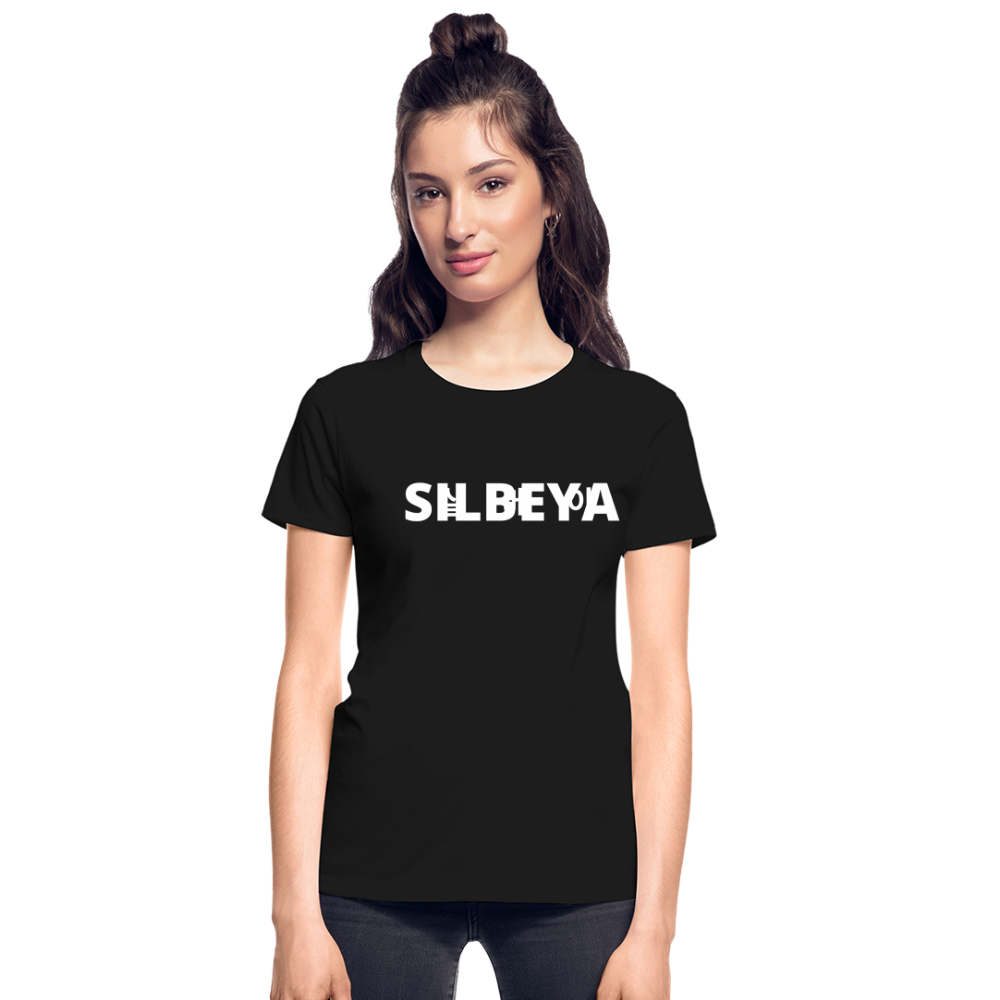 SILBEYA TRAILBLAZER | Women Cotton T-Shirt Black | TSWCTSBLKL2 - black