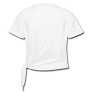 SILBEYA TRAILBLAZER | Women Knotted Cotton T-Shirt White | TSWKCTSWHTL5 - white