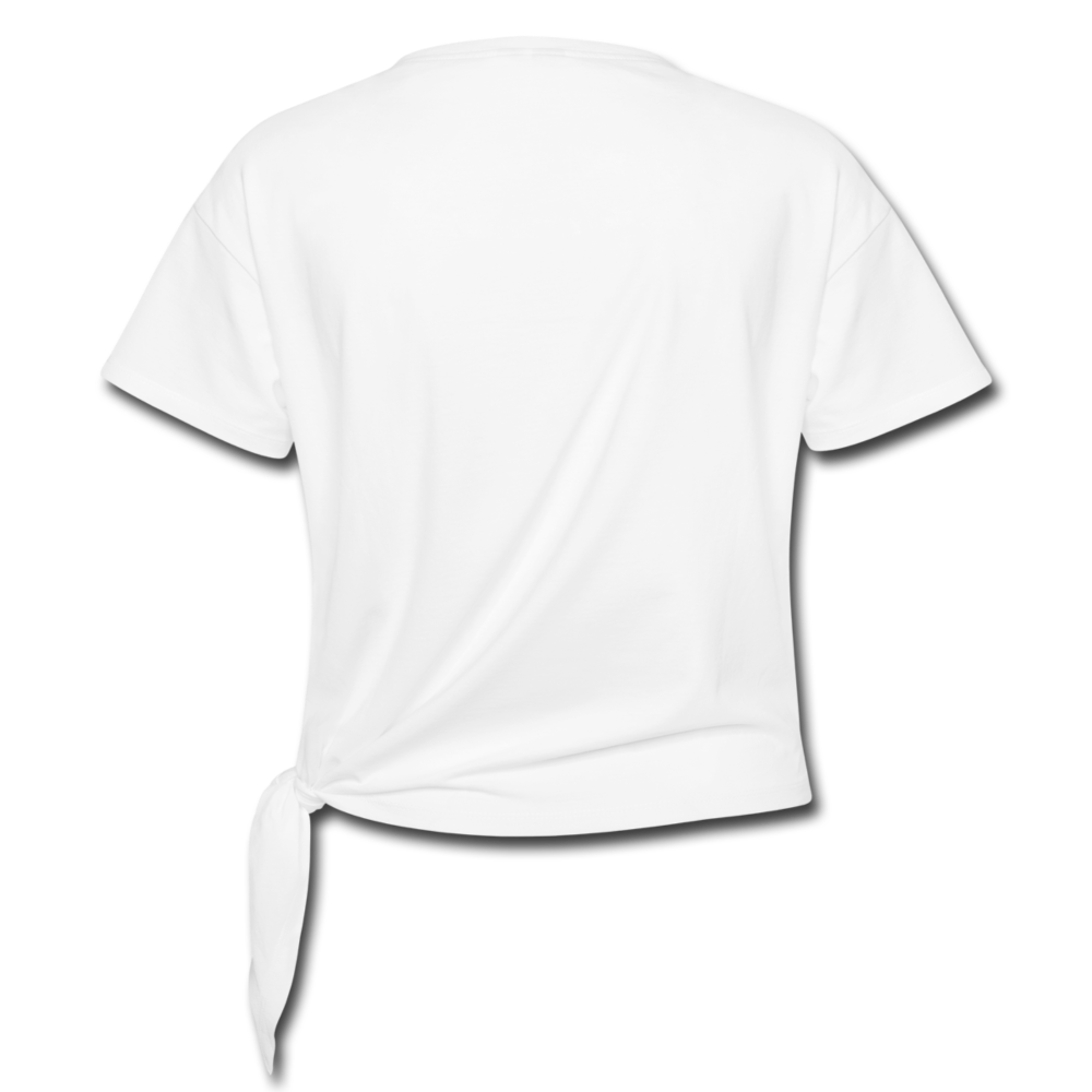 SILBEYA TRAILBLAZER | Women Knotted Cotton T-Shirt White | TSWKCTSWHTL5 - white