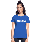 SILBEYA TRAILBLAZER | Women Cotton T-Shirt Blue | TSWCTSBLUL2 - royal blue