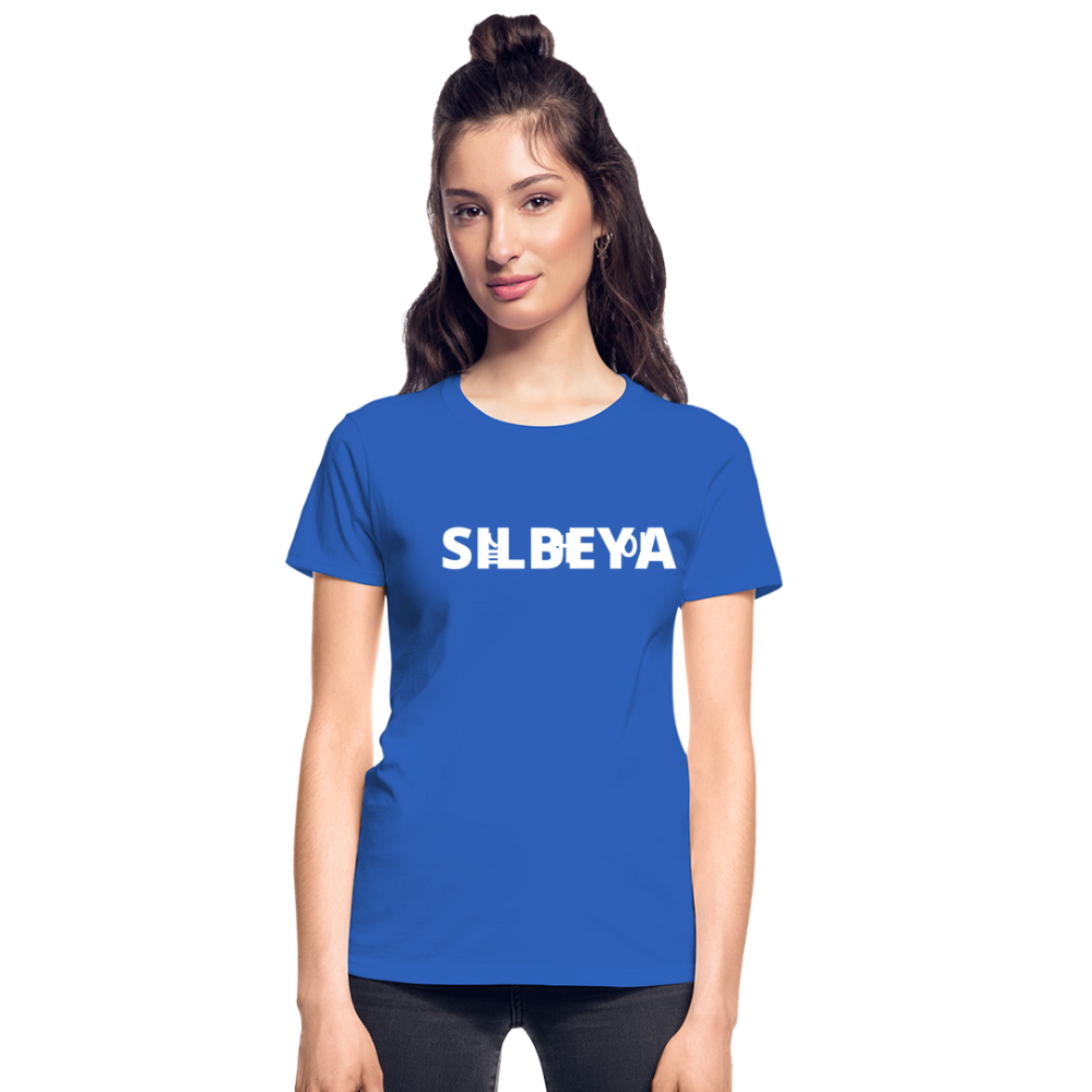 SILBEYA TRAILBLAZER | Women Cotton T-Shirt Blue | TSWCTSBLUL2 - royal blue