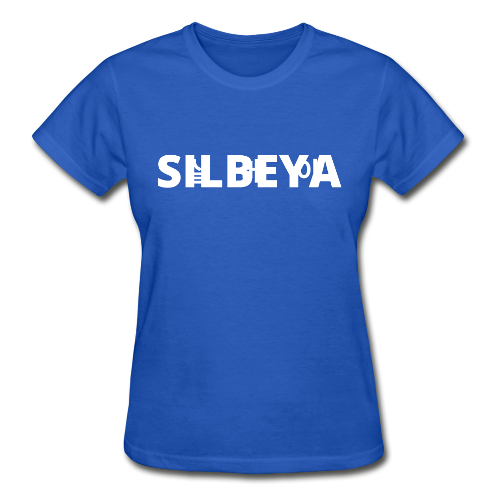 SILBEYA TRAILBLAZER | Women Cotton T-Shirt Blue | TSWCTSBLUL2 - royal blue