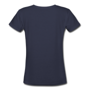 SILBEYA TRAILBLAZER | Women V-Neck Cotton T-Shirt Navy | TSWVNCTSNVYL2 - navy