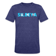 SILBEYA LUMINARY | Unisex Tri-Blend T-Shirt | LSUTBTSL5Q8DBW - heather indigo